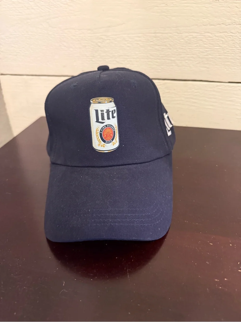 🍺💙 Miller Lite Navy Blue Hat w/ Beer Can Logo | Adjustable Strapback Cap | NWOT